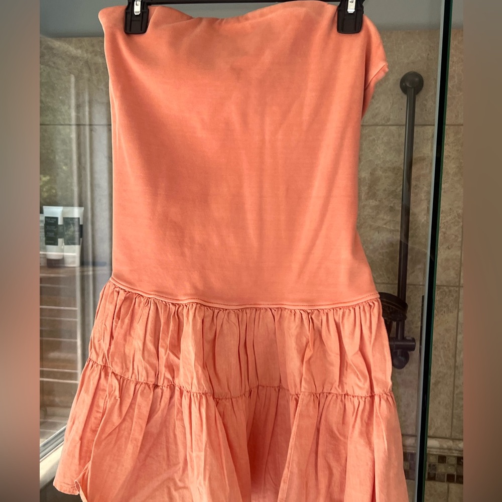 Orange Mini Free People Strapless